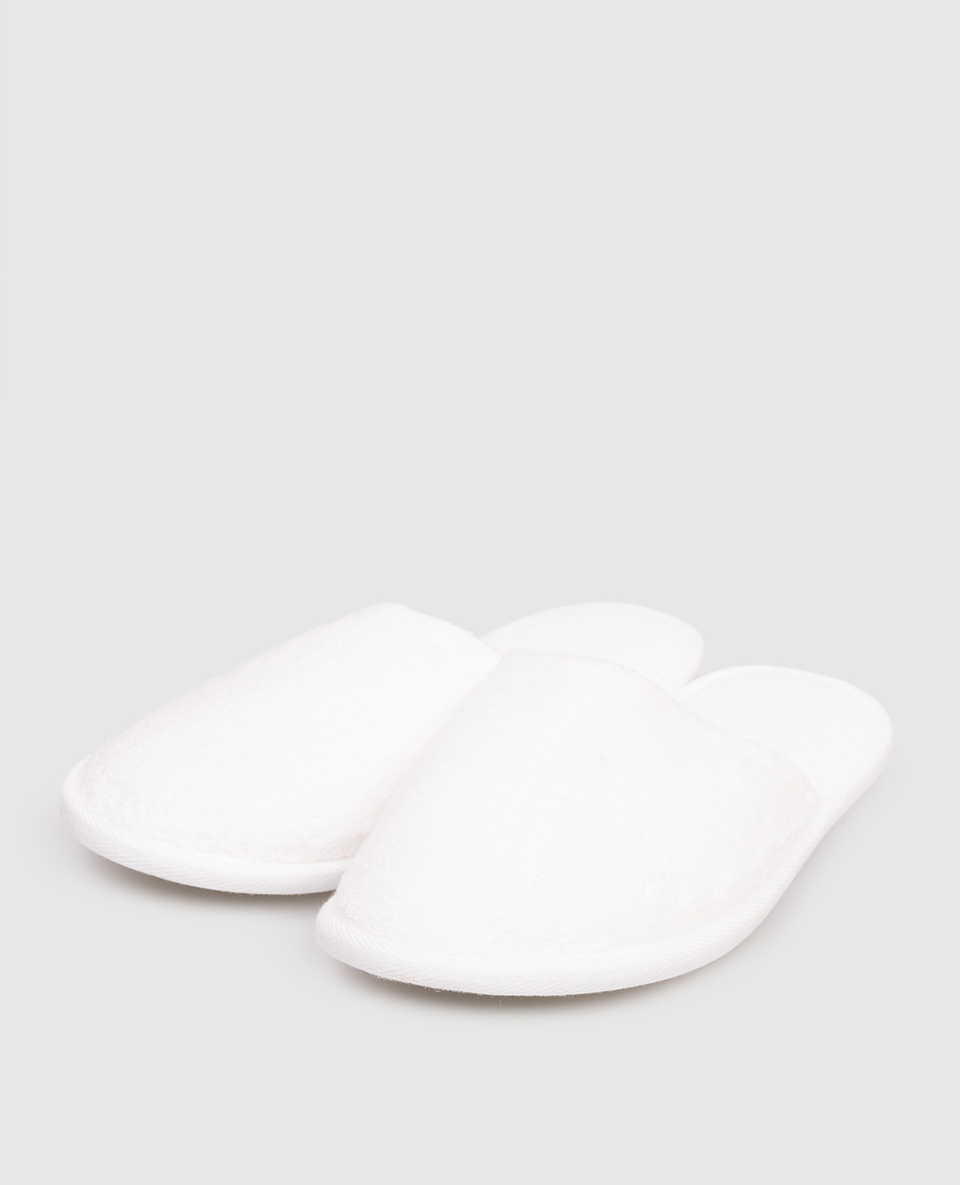 Chicago white terry slippers