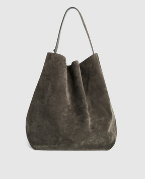 Toteme Gray suede bag 234WLGBG038LE0004
