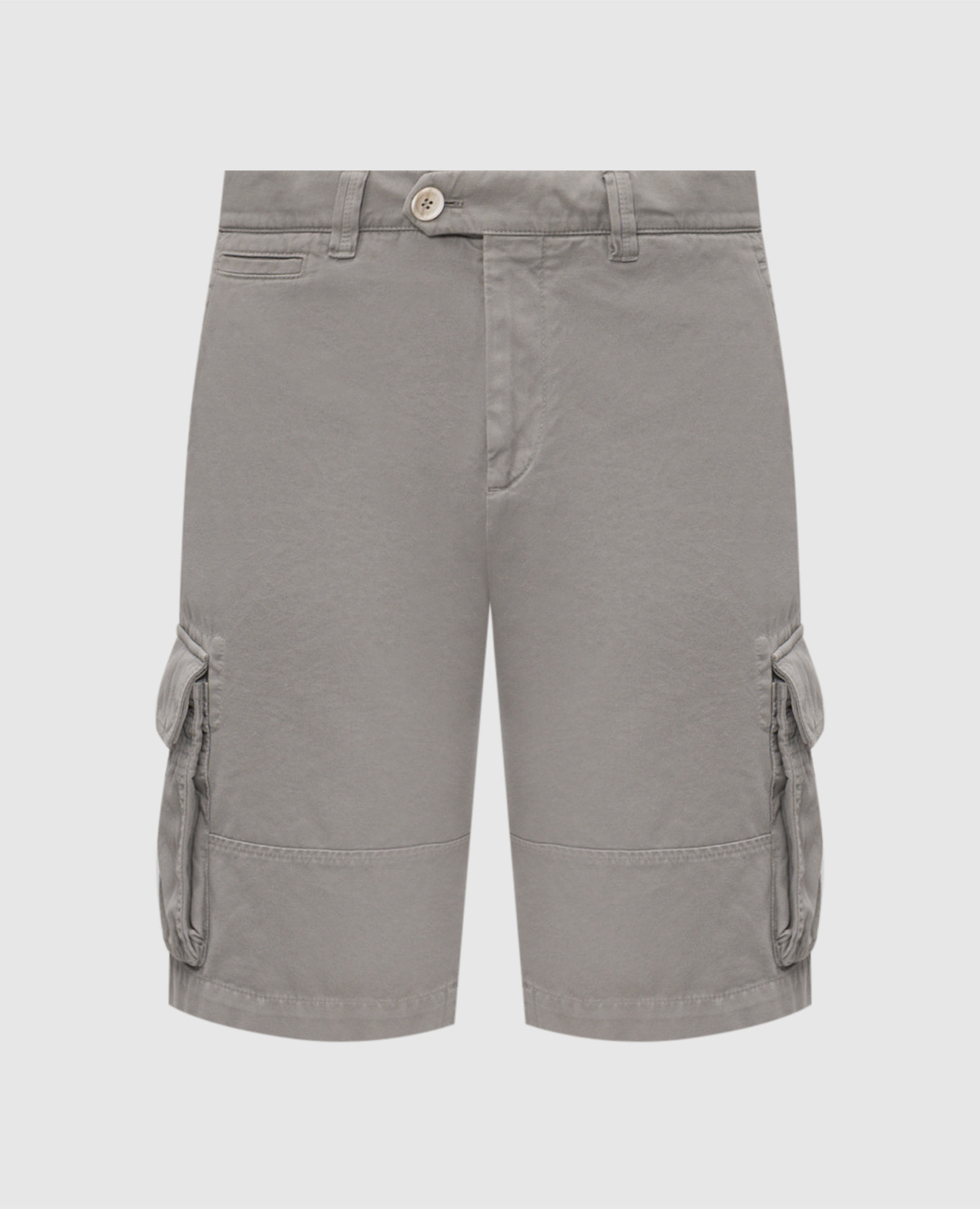 Khaki cargo shorts
