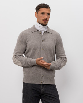 Brunello Cucinelli Gray cashmere cardigan M22709816