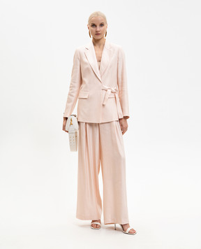 Peserico Pink jacket with linen S0122901921