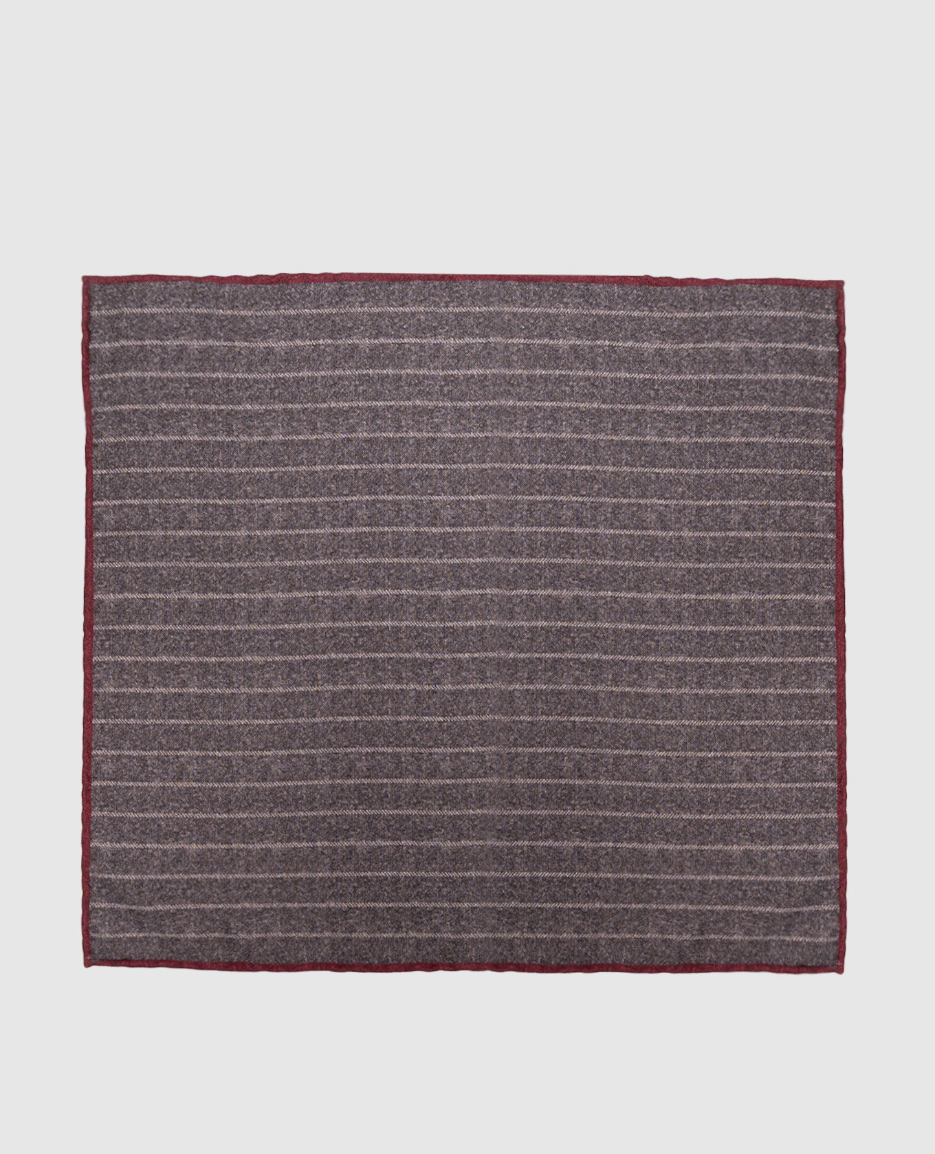 Gray silk pachet scarf