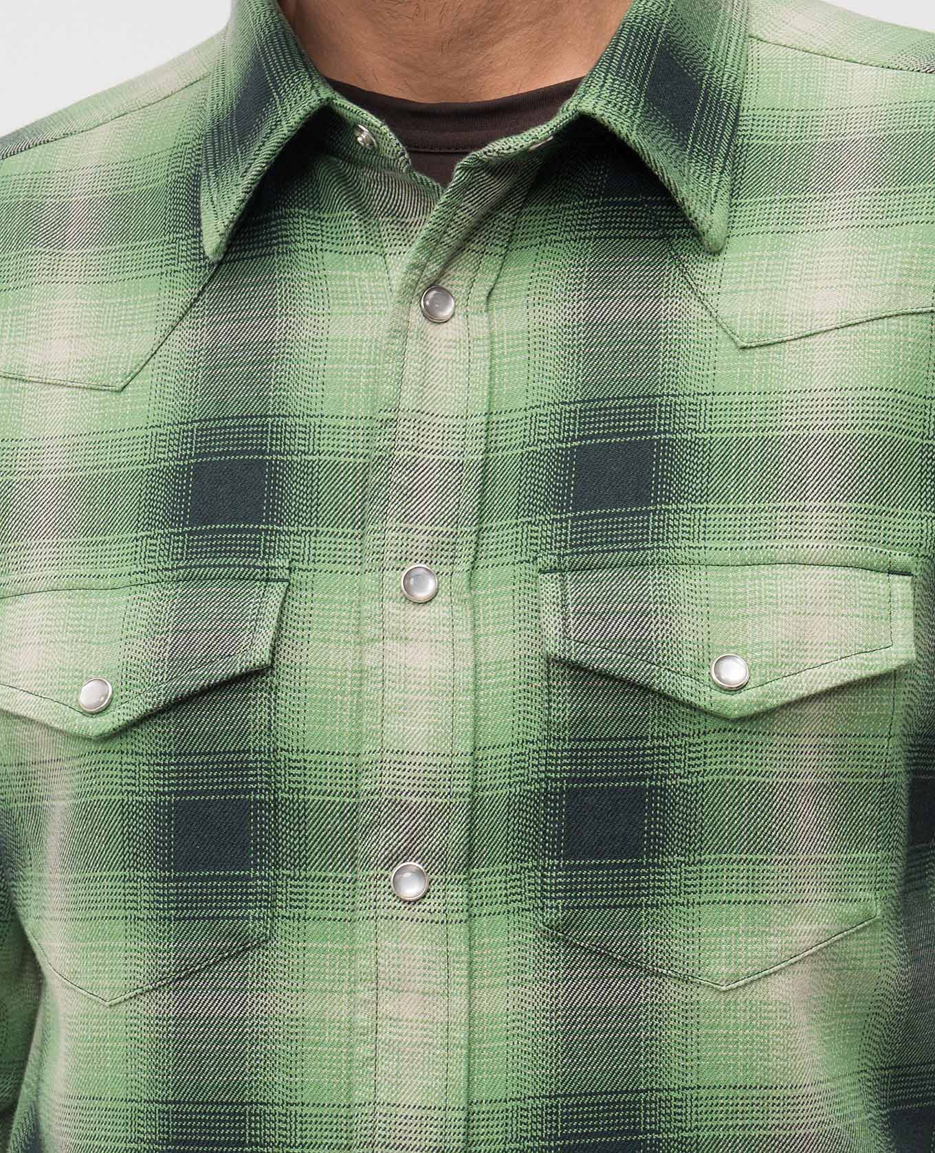 

Green checkered shirt Tom Ford