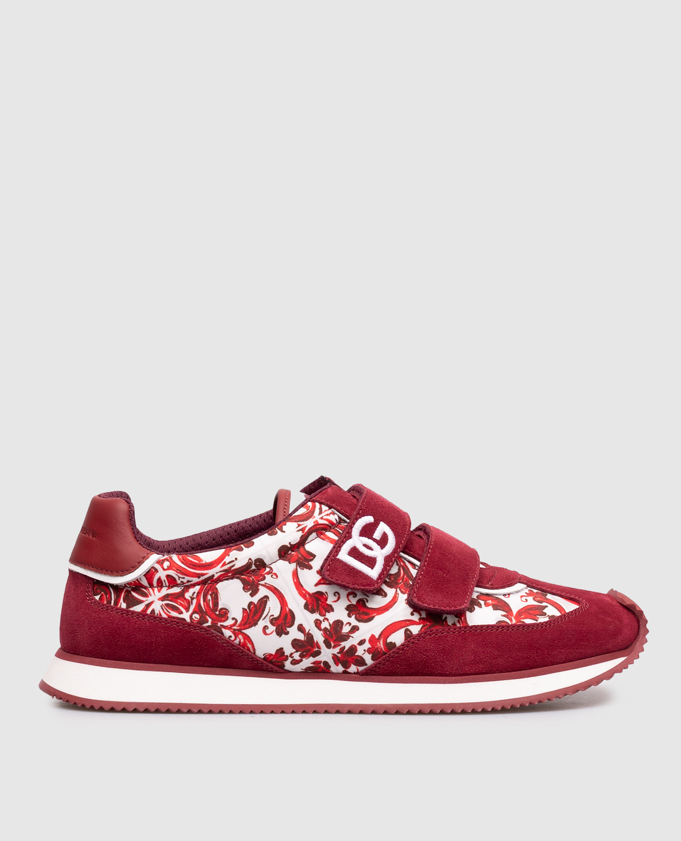 

Children's Cushion sneakers with Majolica print Dolce&Gabbana, Burgundy