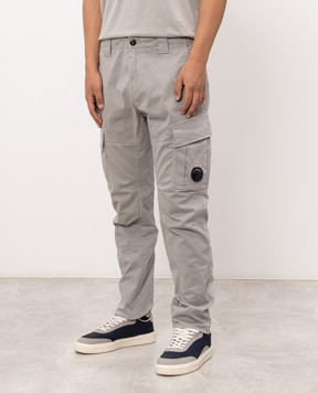 C.P. Company Gray cargo pants MPA731A005529G