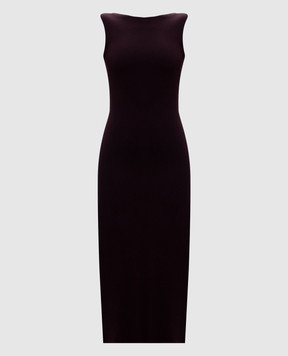 JOSEPH Brown midi dress Orosia JF010116