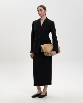 The Row Black wool Talor skirt 10524W2893