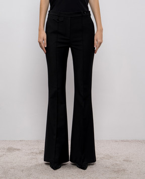 Twinset Black flared pants with wool 252TS2061