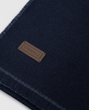 Canali Blue wool scarf TF0033706