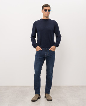 Tramarossa MICHELANGELO blue jeans with a worn effect MICHELANGELODBSS
