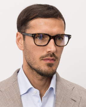 Tom Ford Brown tortoiseshell frame for glasses FT6120B