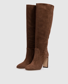 Stuart Weitzman Brown suede boots BABETTE SL546