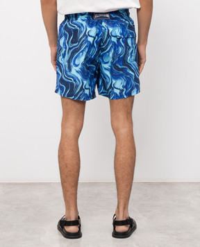 Vilebrequin Blue Marble Swim Shorts MOOEB126