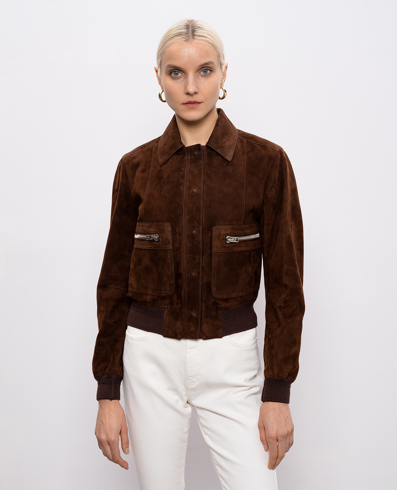 

Brown suede jacket Tom Ford