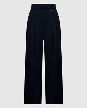 Twinset Blue striped pants 262AP2361