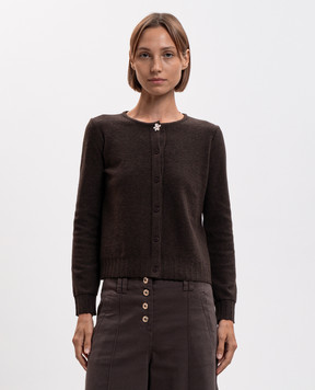 Twinset Brown cardigan 262LI3BCC