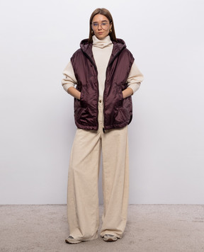 Max Mara Burgundy vest CAMBRA MTCAMBRA