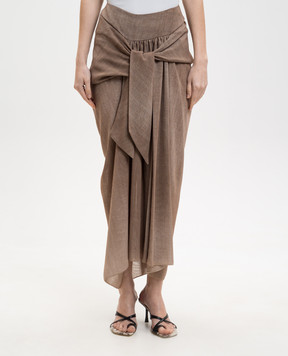 Ermanno Scervino Brown skirt D482O704RWK