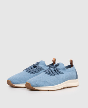 Enrico Mandelli Blue combination sneakers 0WALKC6057