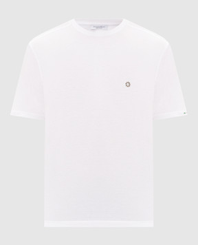 Stefano Ricci White T-shirt with emblem SFRMNH6104920803