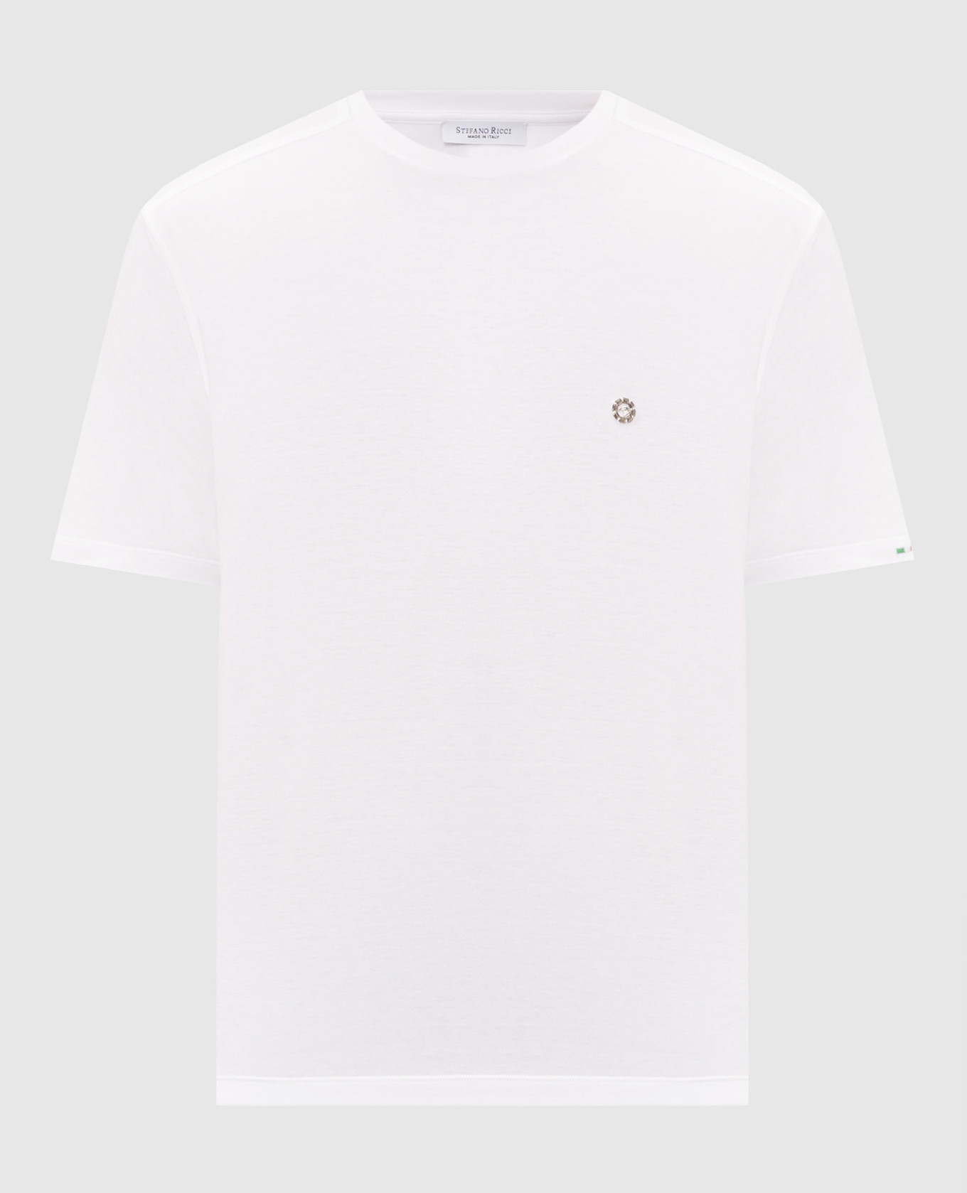 White T-shirt with emblem