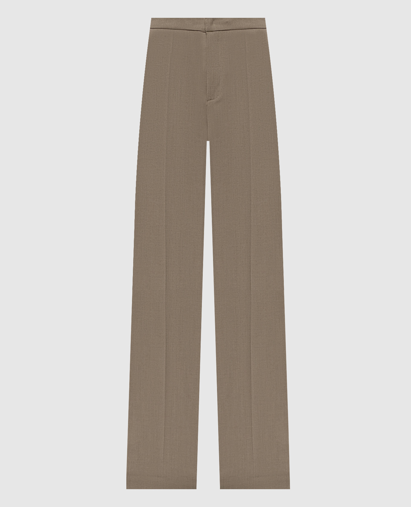 Khaki pants with wool