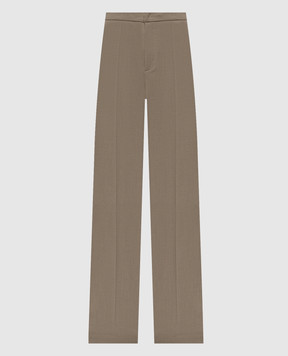 Twinset Khaki pants with wool 262TT2223