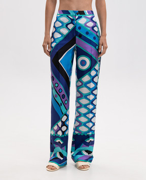 PUCCI Vivara printed silk pants 6HRT116H873