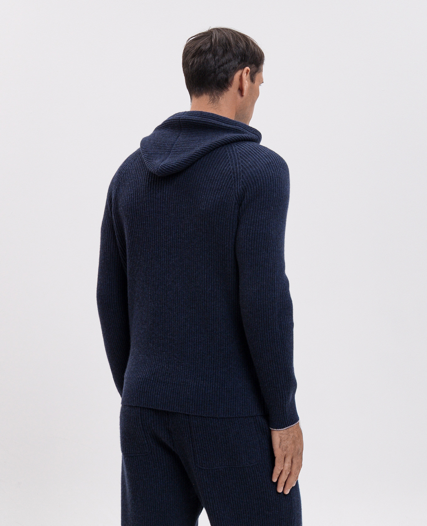 Blue cashmere sports jacket Brunello Cucinelli 4