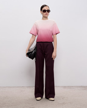 Max & Co Pink PARATA T-shirt with a degraded effect MCLPARATA