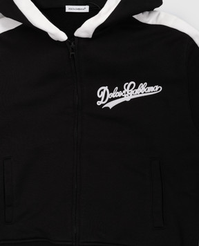 Dolce&Gabbana Children's black sports jacket L5JWCVG7PWH812+