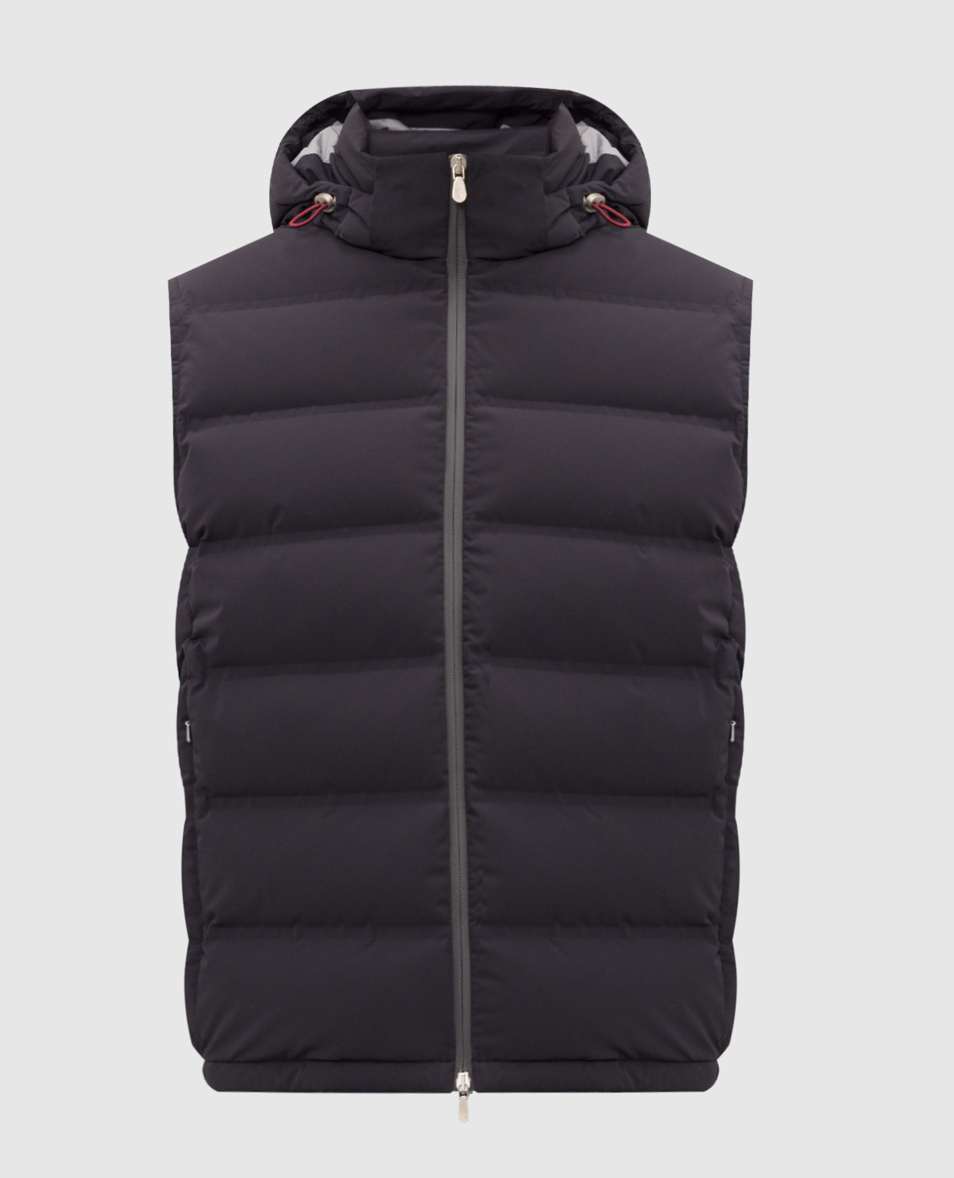 Blue down vest