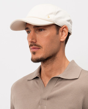 Stefano Ricci Ivory wool cap MCV61TX08EMA0033