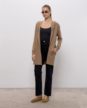 Max Mara Brown LASER wool cardigan MXMLASER