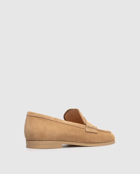 Gianvito Rossi Brown suede loafers G2534651CUO