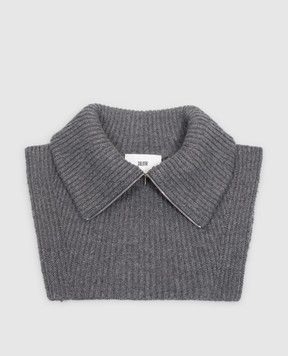 Solotre Gray wool shirt M3AC0083