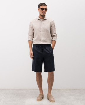 Peserico Beige linen shirt R56042D00152