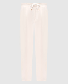 Brunello Cucinelli Beige linen pants MH255E1710