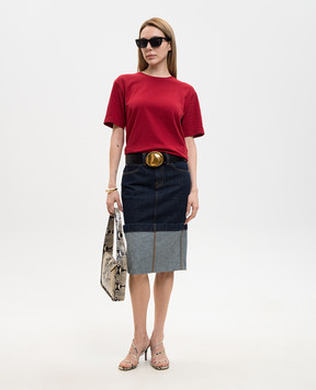 Khaite Mae burgundy t-shirt 2196138