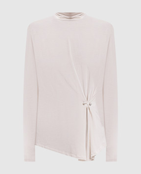 Twinset Beige golf with drapery 262LI2VAA