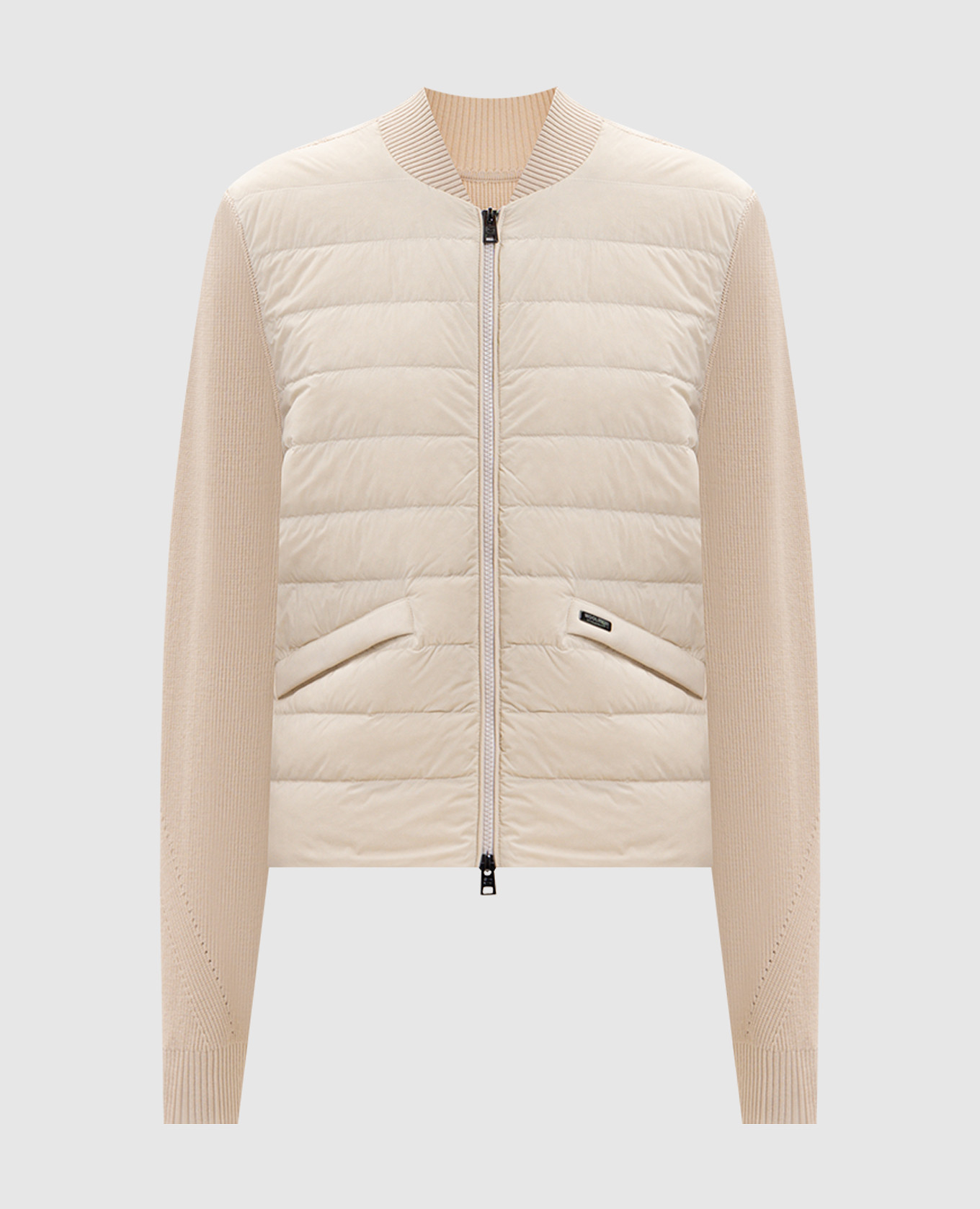 

Ivory bomber jacket combo Woolrich, Beige