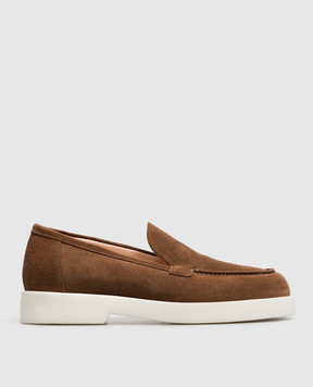 AGL Andrea brown suede loafers ANDREA