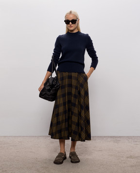 Max & Co MICIO green checkered skirt MCOMICIO
