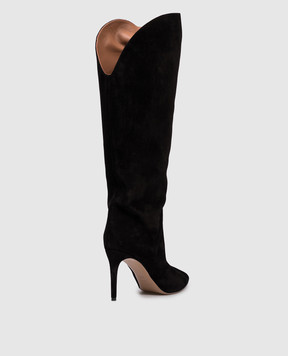 Paris Texas Black suede boots GAIA PX1446XV003