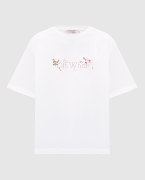 Off-White White T-shirt with Dream Arrow print 44MAA120Z26J003