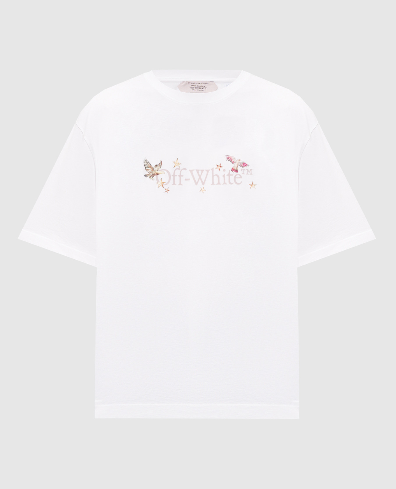 White T-shirt with Dream Arrow print