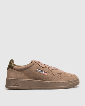AUTRY Medalist brown suede sneakers AULWOH03