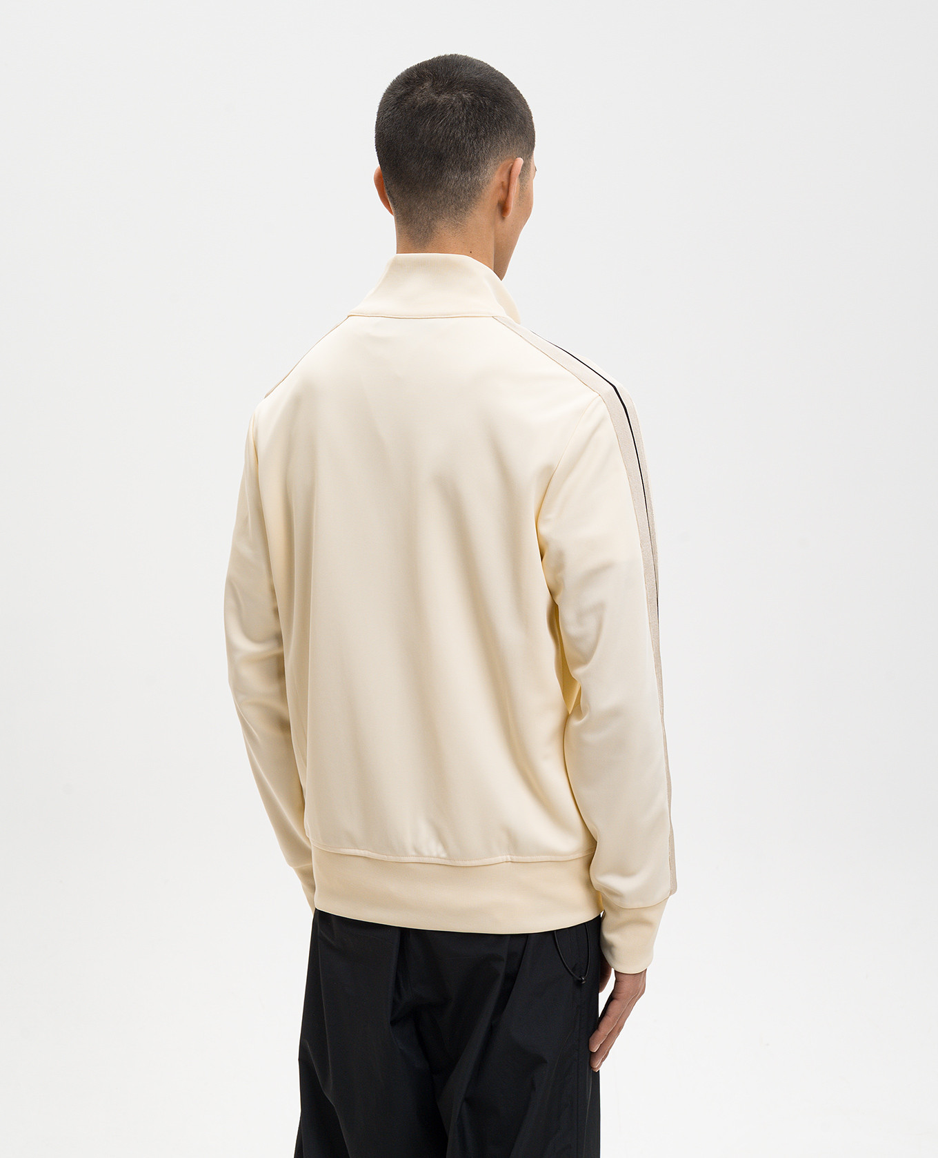 

Ivory sports jacket with logo embroidery Palm Angels, Beige