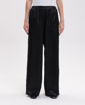 Momoni Black pants BACCARAT MOPA06617MO