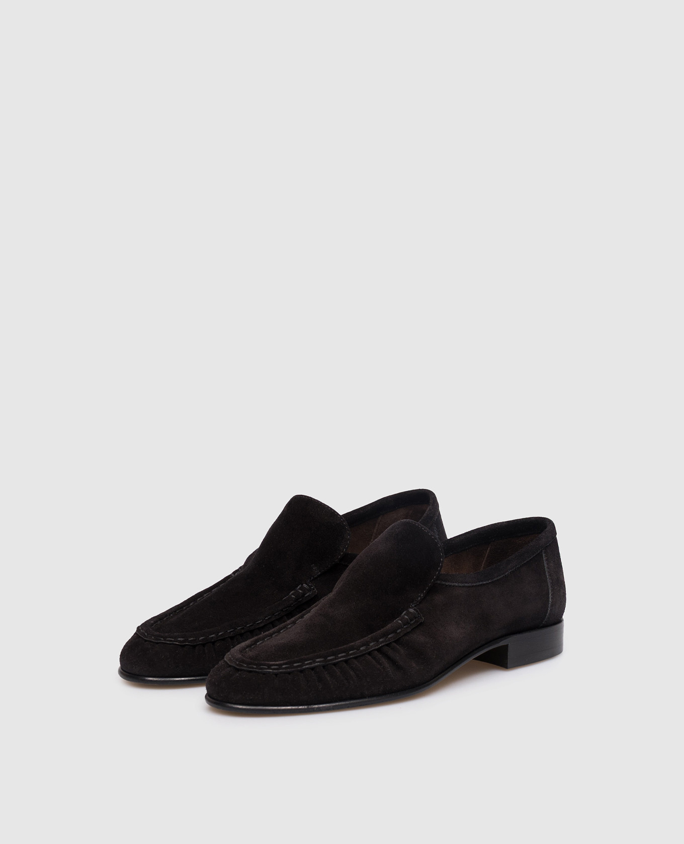 

Black suede loafers Two The Row
